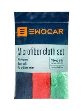 Универсальное полотенце Ewocar Microfiber Cloths Set 3 шт MCS3 фото