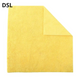 Рушник двосторонній жовтий 380GSM 40*40см  DSL003Y фото 2