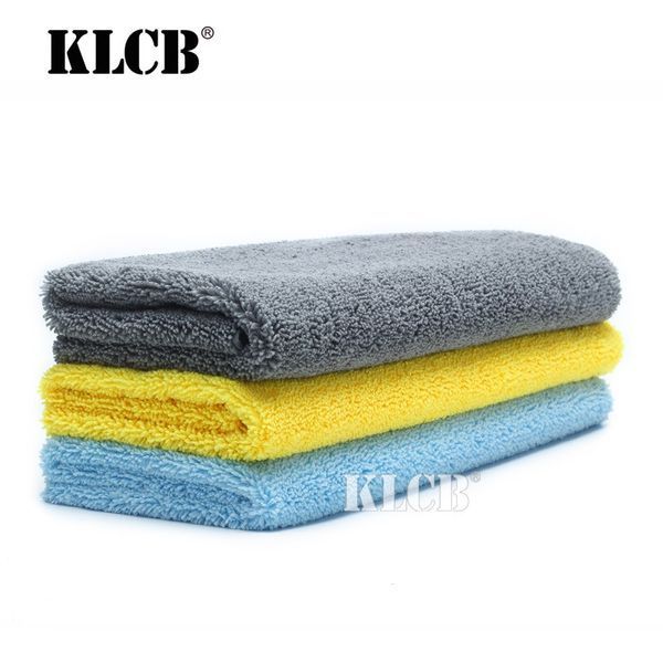 Микрофибровое полотенце двухстороннее серое KLCB Towel gray 40*60см KA-G003 фото