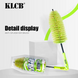 Щітка для чищення дисків та двигуна зелена KLCB Anti-Splash Rim Brush 45 см CK140 фото 2
