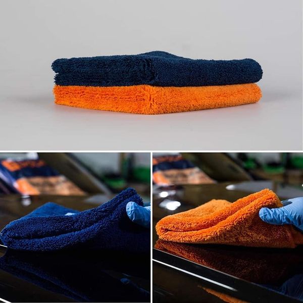 Набір серветок із ультрам'якої мікрофібри Ewocar Ultrasoft Microfiber Cloths Pack 40*40см, 400 gsm MCS2 фото