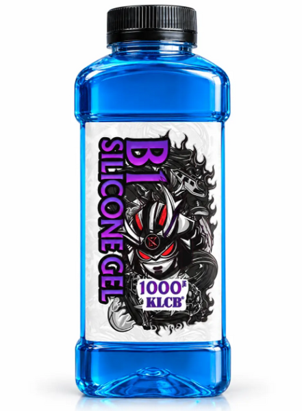 Засіб для чорніння гуми KLCB Silicone Gel 1 л &mdash; чорнитель шин, гель для блиску та догляду за гумою 00-0302 фото