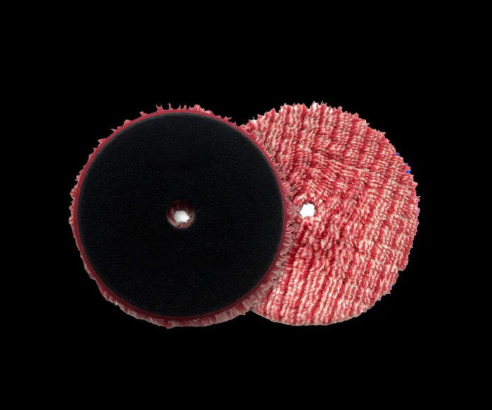 Круг полірувальний стрижений бордовий Wool Cutting Pad 125mm WCP-125 фото